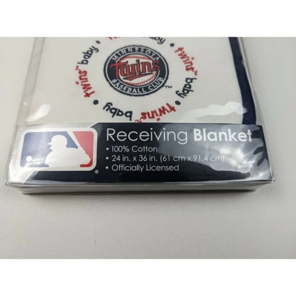 NEW Minnesota Twins Baby Infant Receiving Blanket 24 in. X 36 in. MLB‎ Baseball